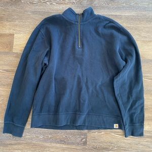 Carhartt Navy quarter zip up